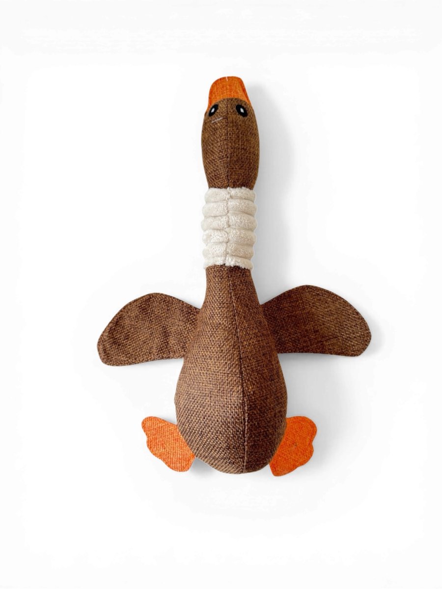 画像1: Plush Bird Dog Toy (Brown) (1)
