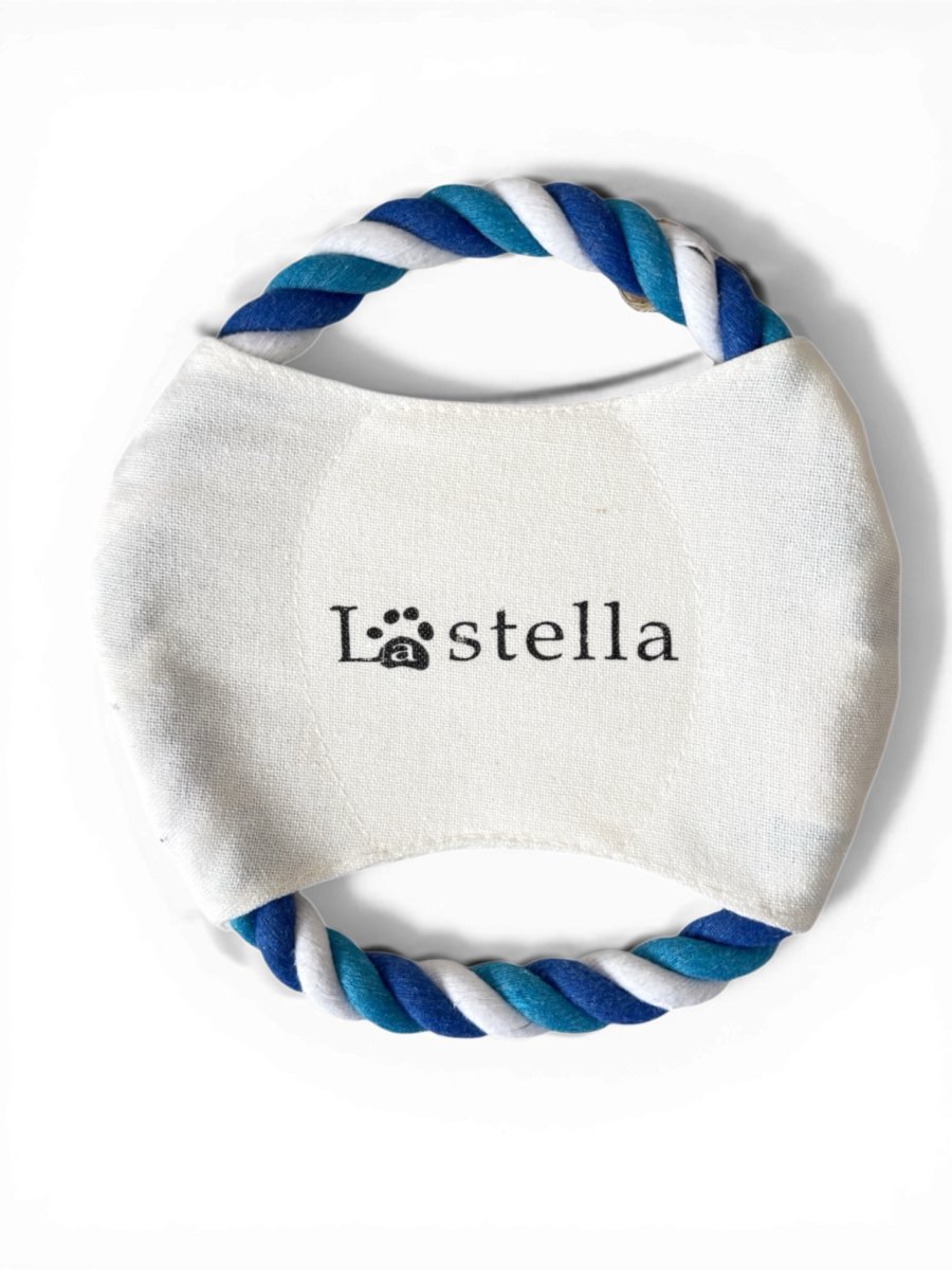 画像1: Twisted Rope Dog Toy (Blue) (1)
