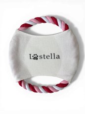 画像1: Twisted Rope Dog Toy (Pink) (1)